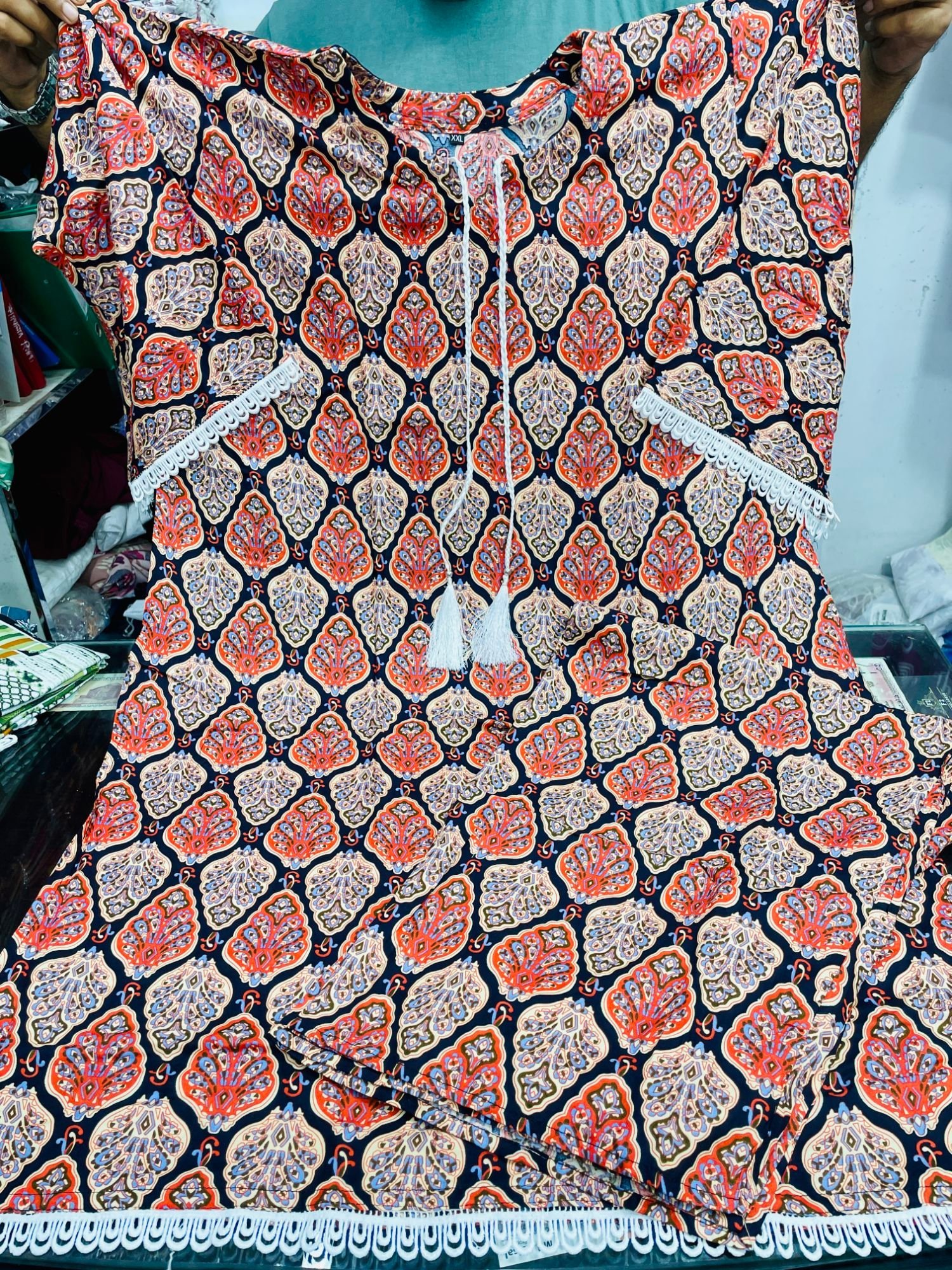 প্রিমিয়াম চায়না লিলেন ২ পিস – পাকিস্তানি কামিজ স্টাইল